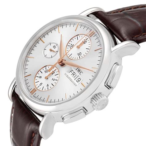 iwc portofino chronograph used|iwc portofino chronograph 41mm tw378302.